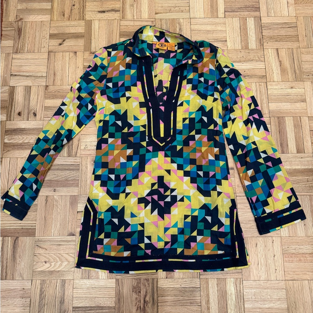 Tory Burch Multicolor Geometric Tunic